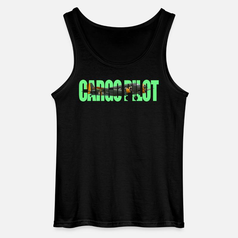 Cargo pilot Ju-52 - Gildan Männer Tank Top - Schwarz