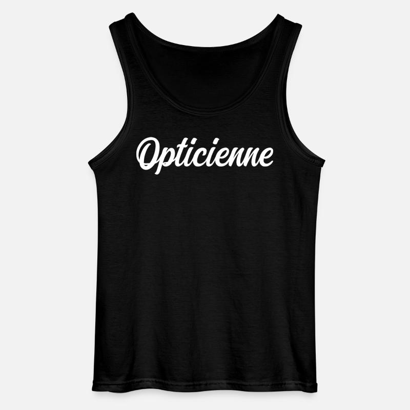 Optiker - Gildan Männer Tank Top - Schwarz