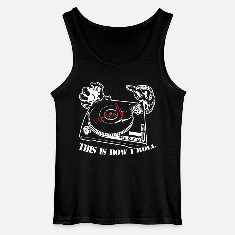 DJ So rollt DJ - Gildan Männer Tank Top - Schwarz