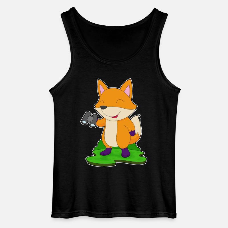 Fuchs Binoculars - Gildan Men’s Tank Top - black