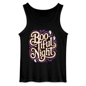 Boo-Tiful Nuit Halloween Effrayant Drôle - Débardeur Gildan Homme - noir - Devant - AI Model Male 185 dark (185cm)