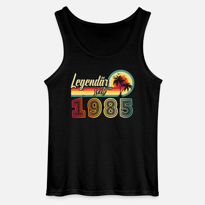 Legendar Seit 1985 - Gildan Männer Tank Top - Schwarz