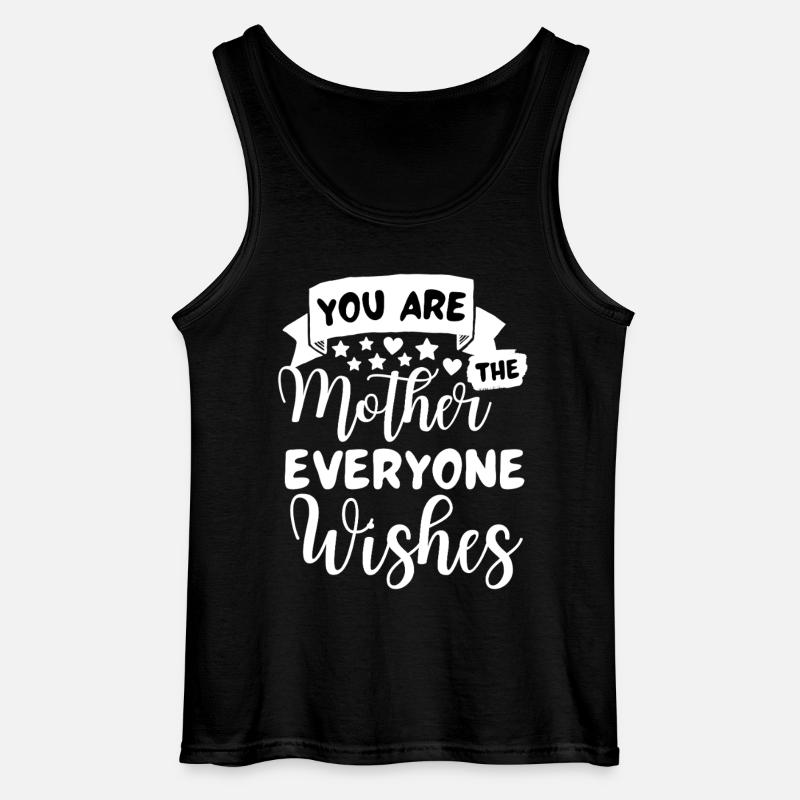 Beste Mama Spruch Mutter Sprüche - Gildan Männer Tank Top - Schwarz