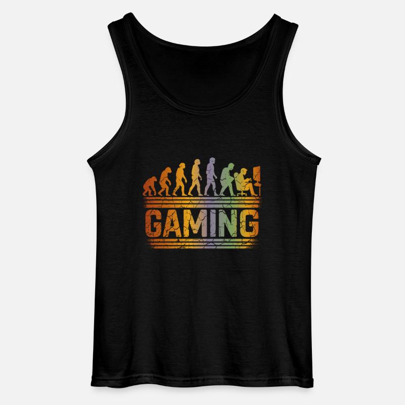 Evolution Gaming Shirt - Gildan Männer Tank Top - Schwarz