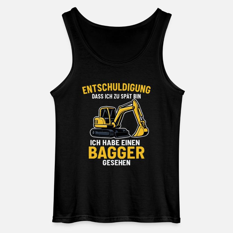 Bagger Spruch - Gildan Männer Tank Top - Schwarz