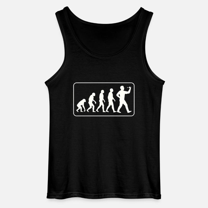 Evolution Dart - Gildan Men’s Tank Top - black