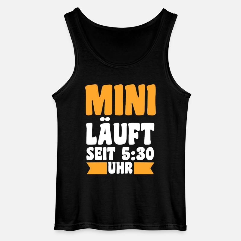 Tochter Sohn - Gildan Männer Tank Top - Schwarz