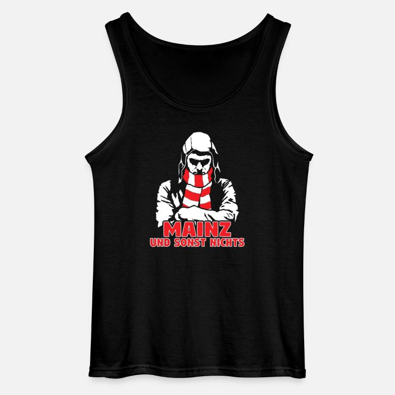 Mainz und sonst nichts - Gildan Männer Tank Top - Schwarz