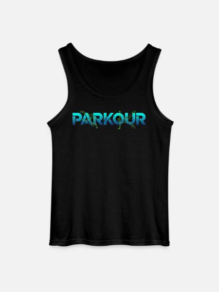 Parkour Freerunning Sport - Gildan Men’s Tank Top - black