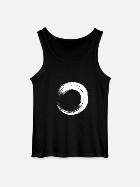circle - Gildan Men’s Tank Top - black