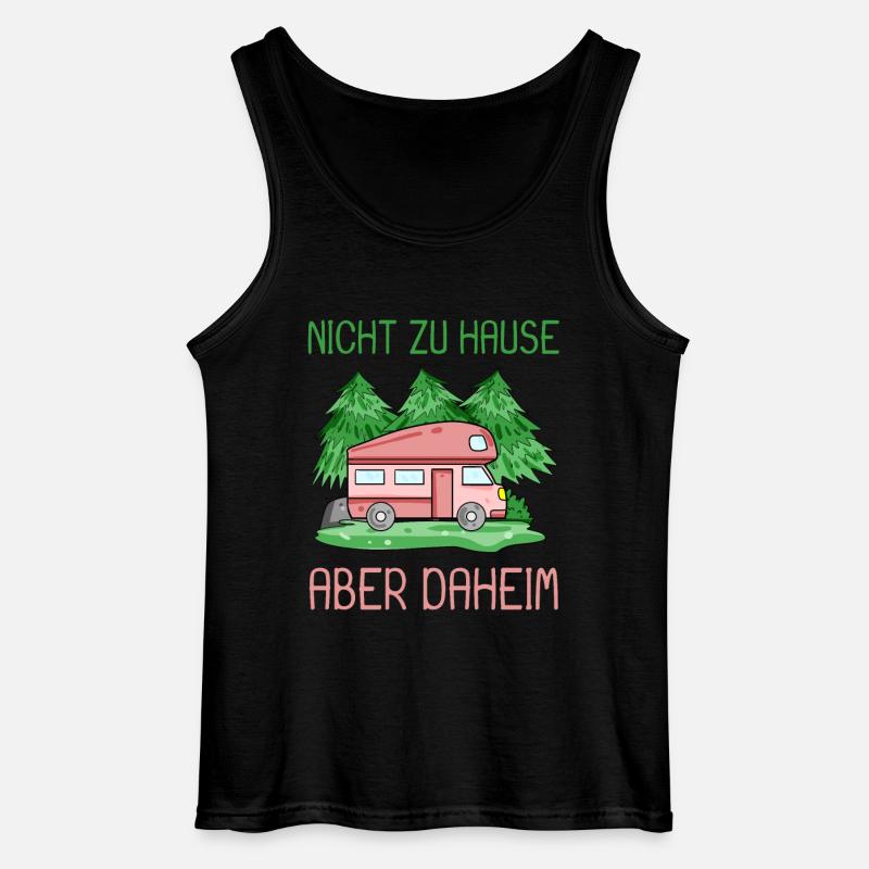 Camping Camper Wohnmobil - Gildan Männer Tank Top - Schwarz