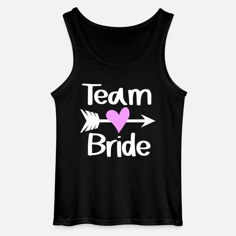 Team Braut - Gildan Männer Tank Top - Schwarz