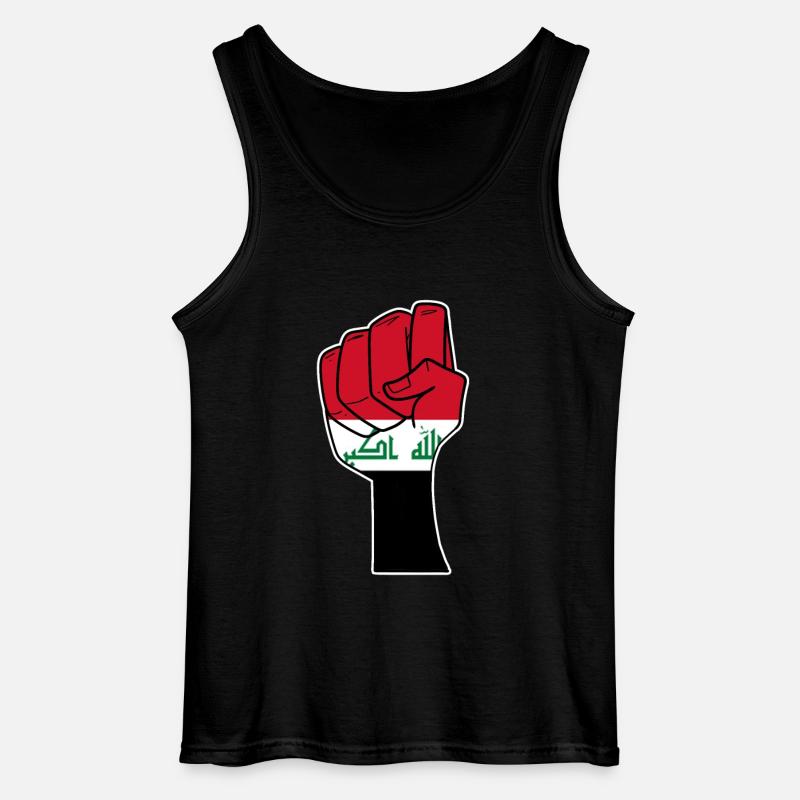 Irak - Gildan Männer Tank Top - Schwarz