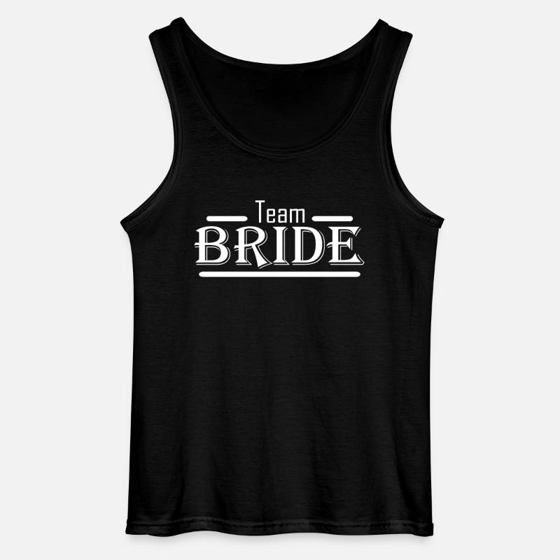 Team Bride - Gildan Männer Tank Top - Schwarz