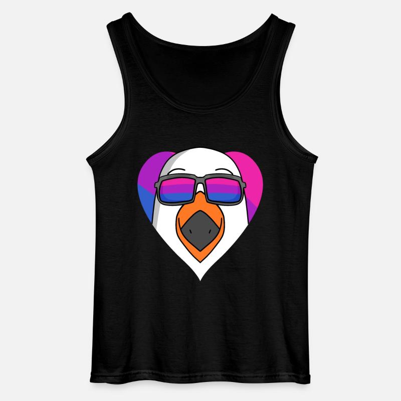 Bisexuell Möwe Geschenk - Gildan Männer Tank Top - Schwarz