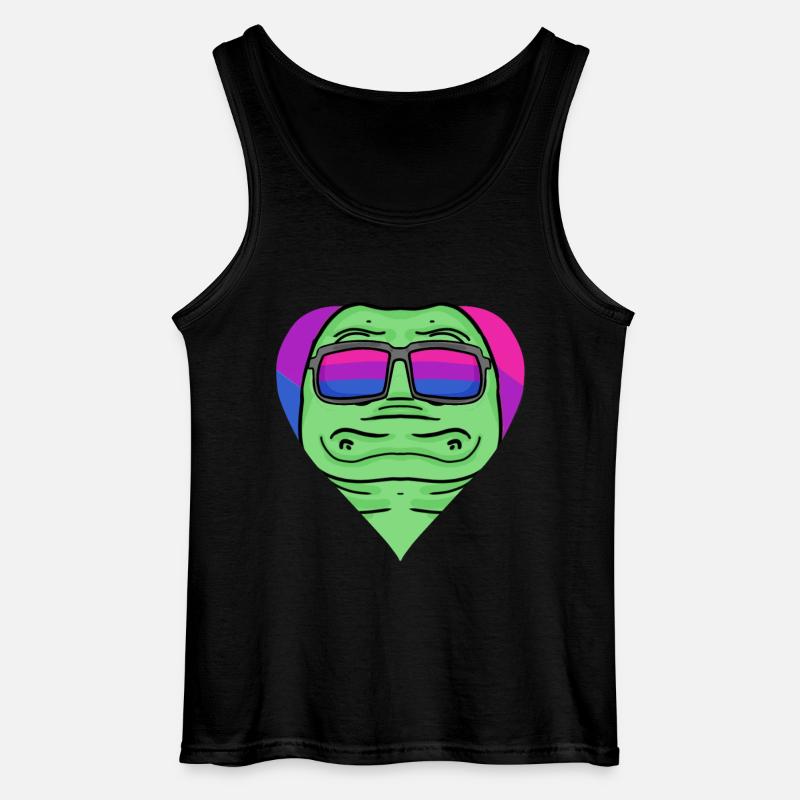 Bisexuell Krokodil Geschenk - Gildan Männer Tank Top - Schwarz