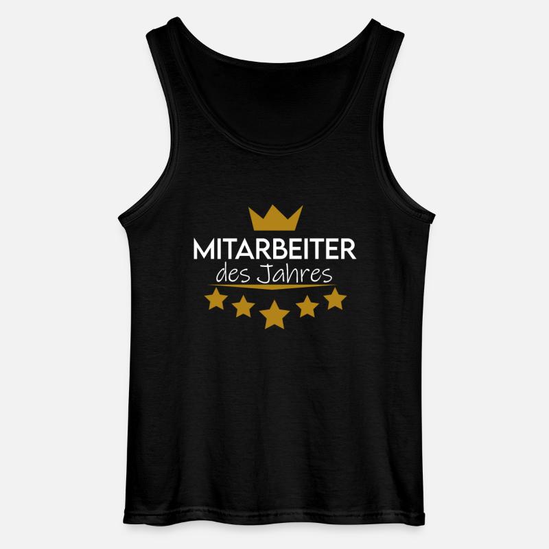 Mitarbeiter des Jahres - Gildan Männer Tank Top - Schwarz