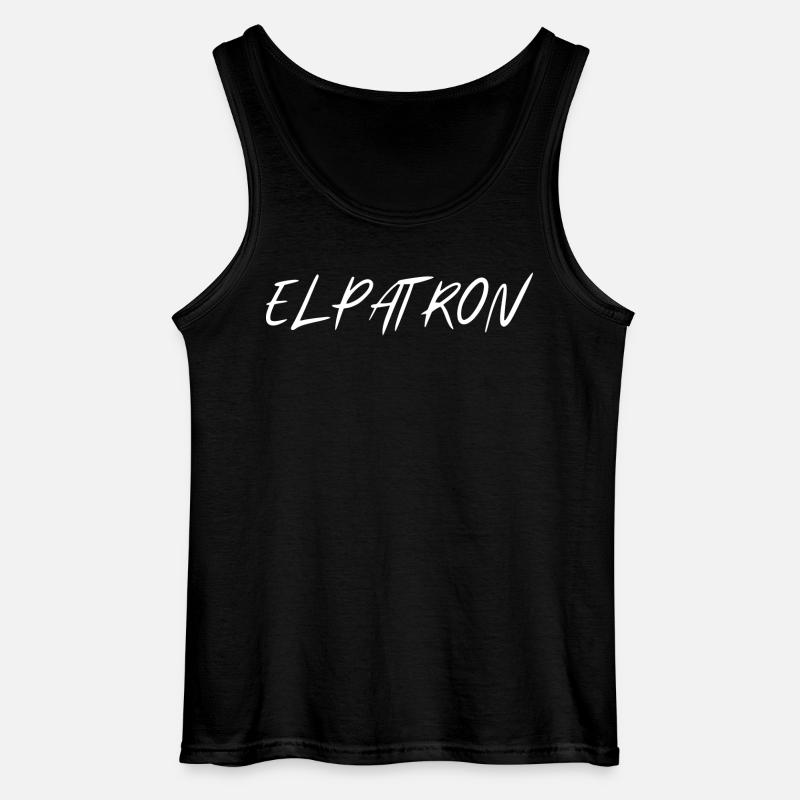 El Patron – Der Chef Look - Gildan Männer Tank Top - Schwarz