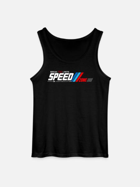 Speed Zone: Grenzen Brechen - Gildan Männer Tank Top - Schwarz