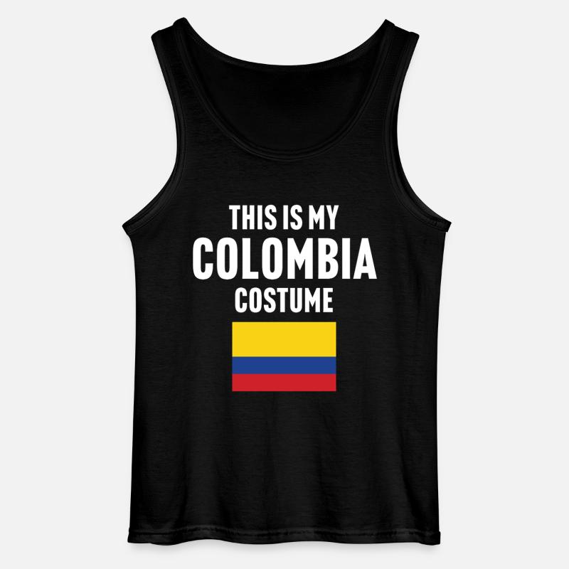 C’est mon costume de Colombie - Débardeur Gildan Homme - noir