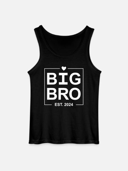 Big Bro Est 2024 - Gildan Men’s Tank Top - black