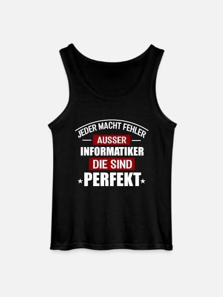 INFORMATIKER - Gildan Männer Tank Top - Schwarz