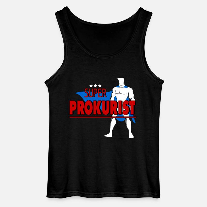 PROKURIST - Gildan Männer Tank Top - Schwarz