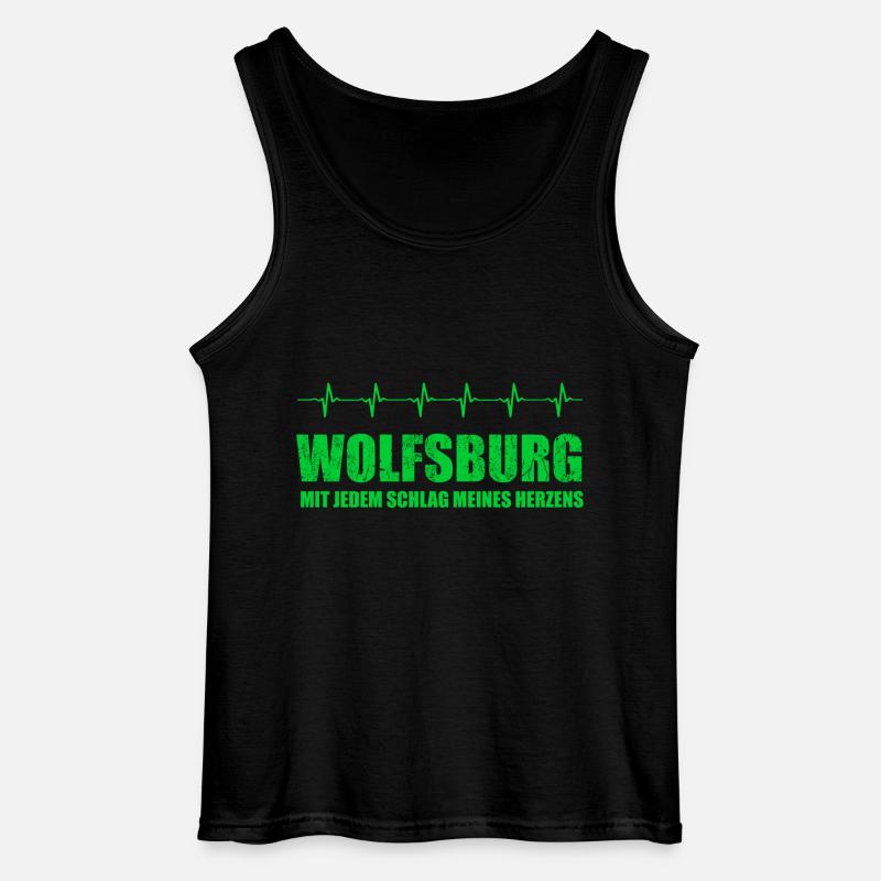 WOLFSBURG-Geschenk - Gildan Männer Tank Top - Schwarz