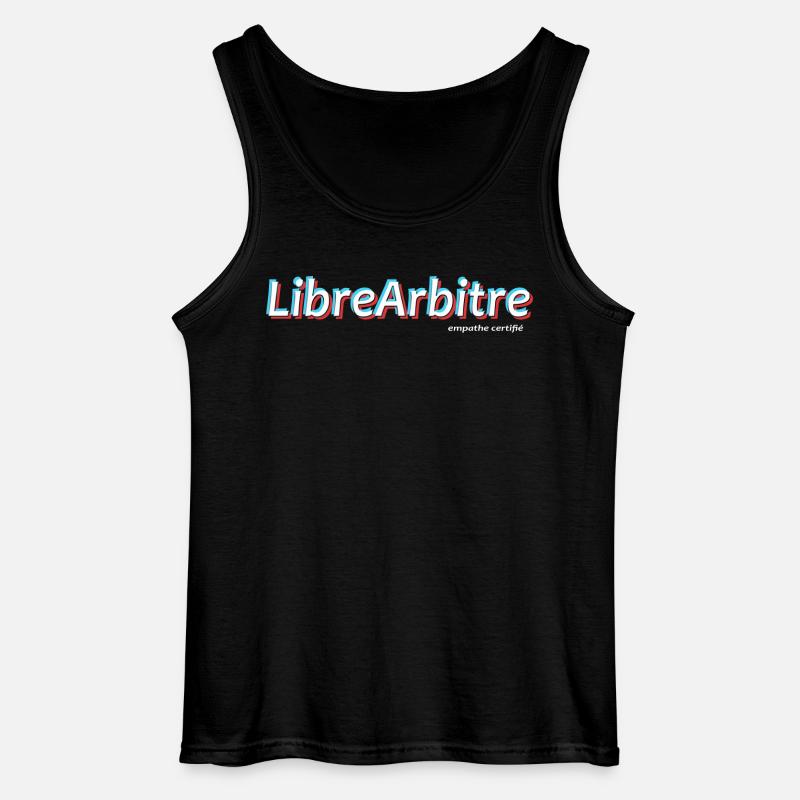 Freier Wille - Gildan Männer Tank Top - Schwarz