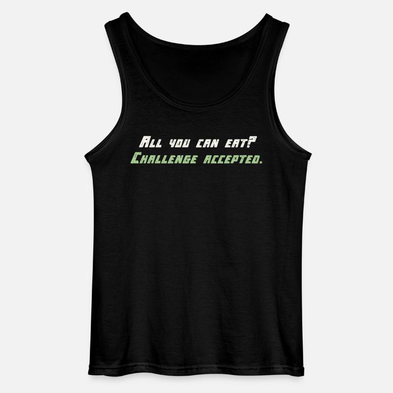 Challange Accepted - Gildan Männer Tank Top - Schwarz