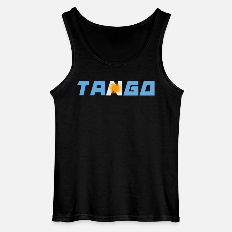 Tango - Gildan Männer Tank Top - Schwarz