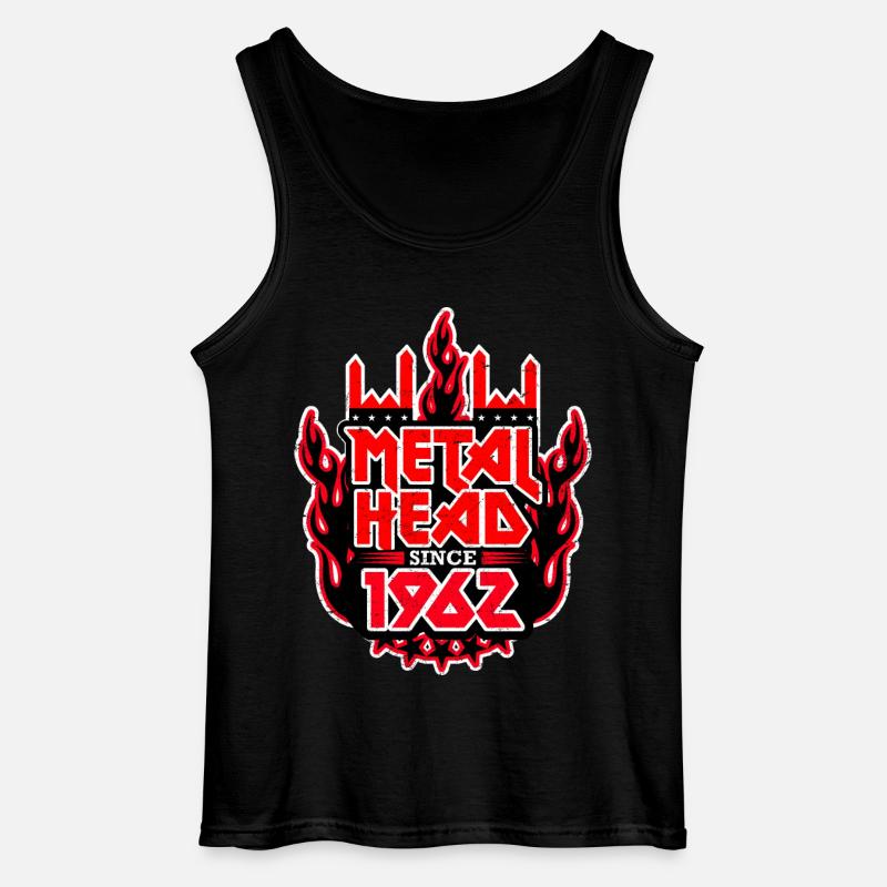 METALHEAD since 1962 - Gildan Männer Tank Top - Schwarz