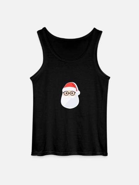 Santa Claus - illustration - Gildan Men’s Tank Top - black