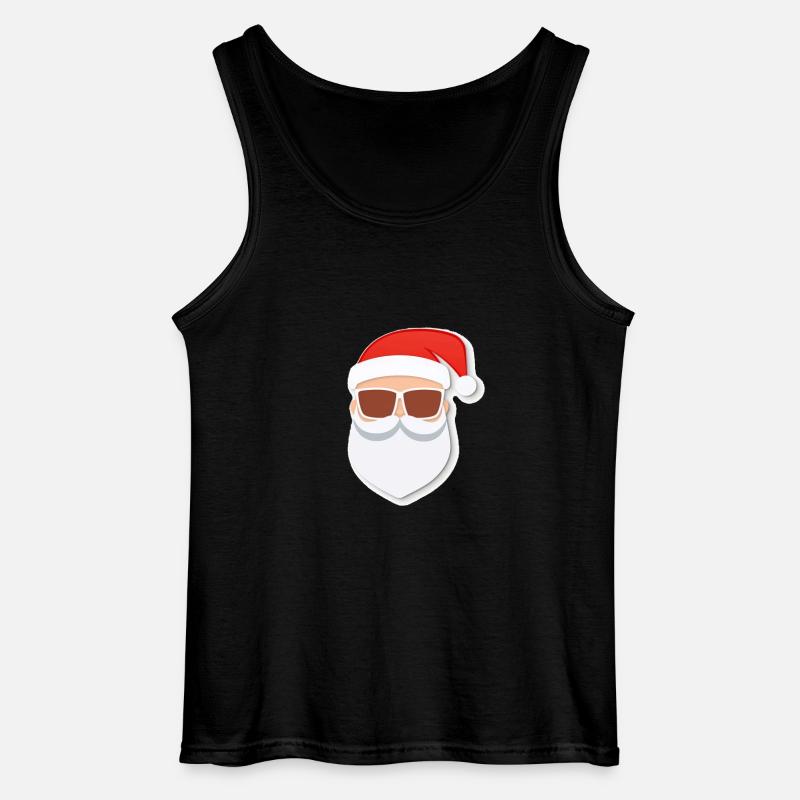 Weihnachtsmann - Illustration - Gildan Männer Tank Top - Schwarz