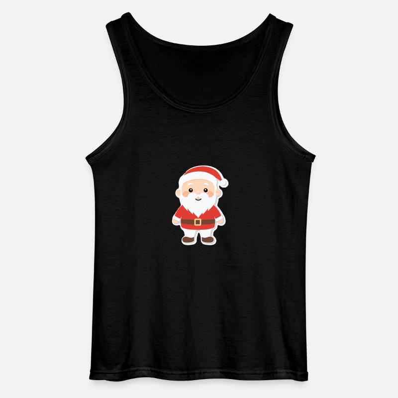 Weihnachtsmann - Illustration - Gildan Männer Tank Top - Schwarz