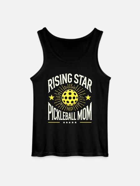 Rising Star Pickleball Mom - Gildan Men’s Tank Top - black