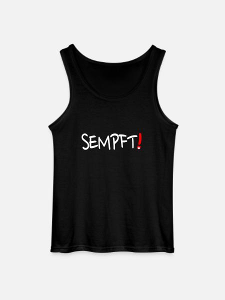 "Sempft" Franconian Franconian Franconian dialect - Gildan Men’s Tank Top - black