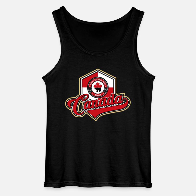 Canada - Gildan Männer Tank Top - Schwarz