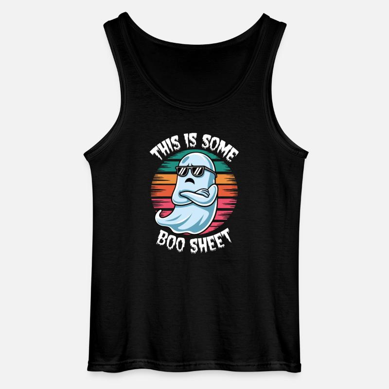 This is some boo sheet - Gildan Männer Tank Top - Schwarz