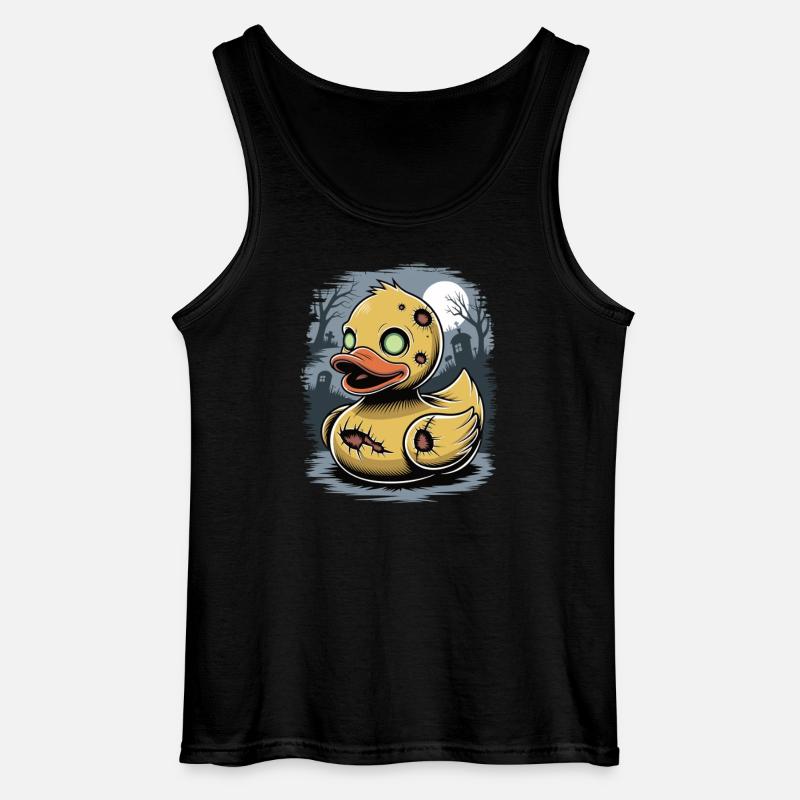 Zombie gummiente - Gildan Männer Tank Top - Schwarz