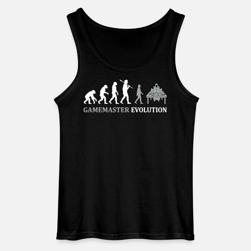 Gamemaster Evolution – Tabletop RPG Design - Gildan Männer Tank Top - Schwarz