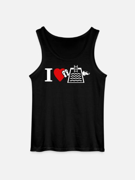 Lifeguards Love Lifeguard Swimmers - Gildan Men’s Tank Top - black