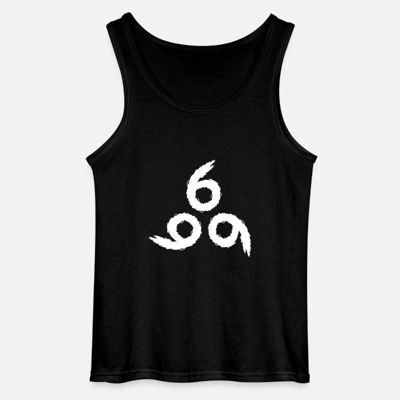 666 Satan Symbol - Gildan Männer Tank Top - Schwarz