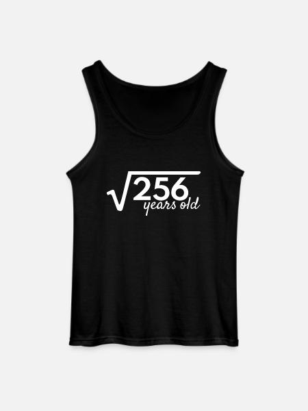 16 year old root math - Gildan Men’s Tank Top - black