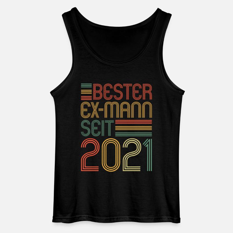 Weltbester Ex-Mann seit 2021 Scheidungs - Gildan Männer Tank Top - Schwarz