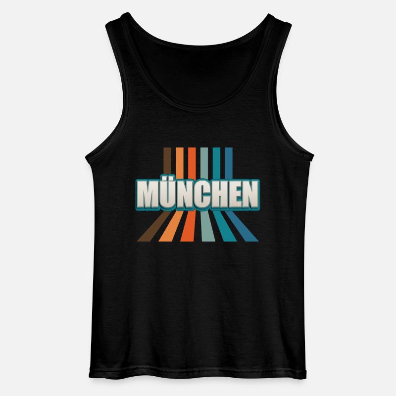 Munich Munich Munich - Gildan Men’s Tank Top - black
