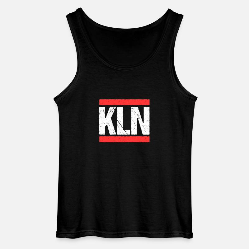 Kölnerin Kölner Köln - Gildan Männer Tank Top - Schwarz
