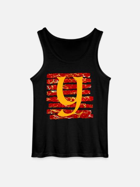 Strip E 232 Y - Gildan Men’s Tank Top - black