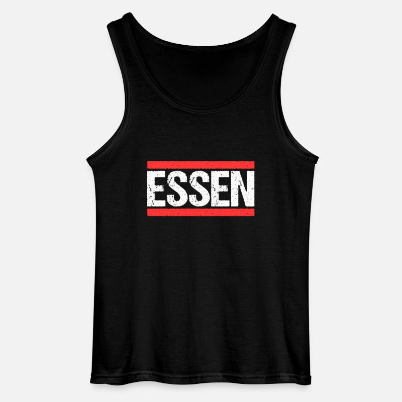 Essenerin Essener Essen - Gildan Männer Tank Top - Schwarz