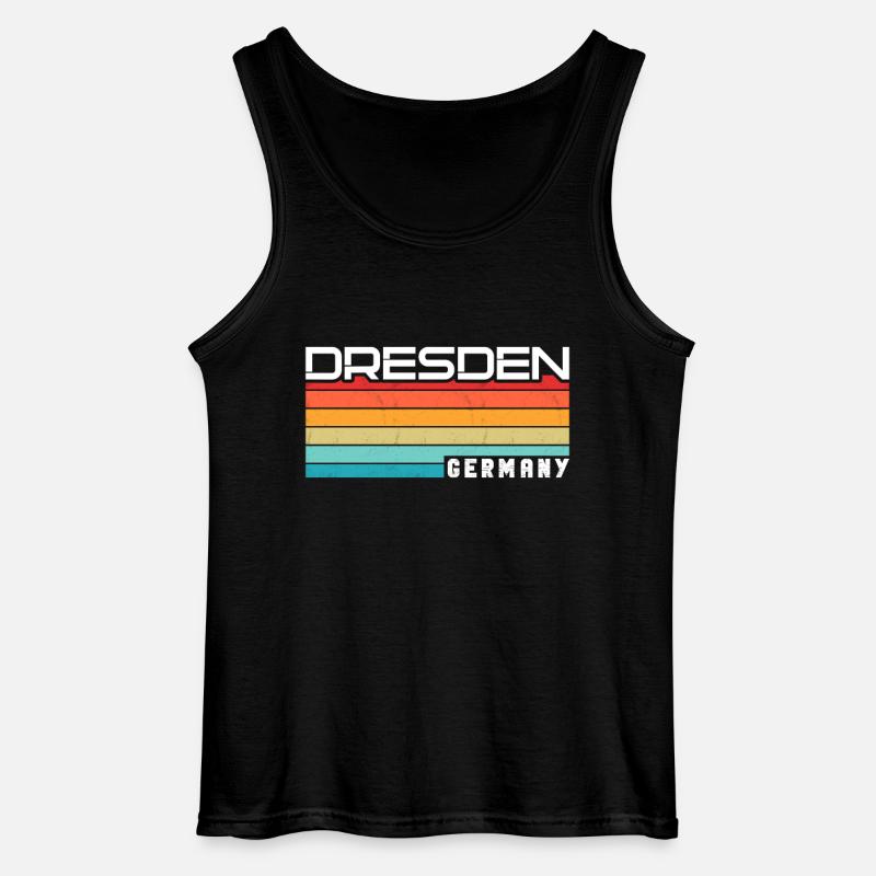 Dresdnerin Dresdner Dresde - Débardeur Gildan Homme - noir